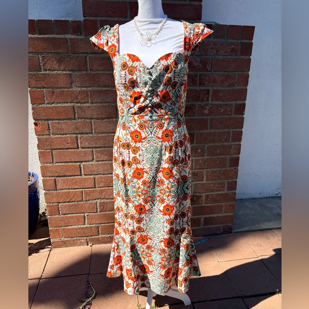 Floral Print Dress by Anthropologie.